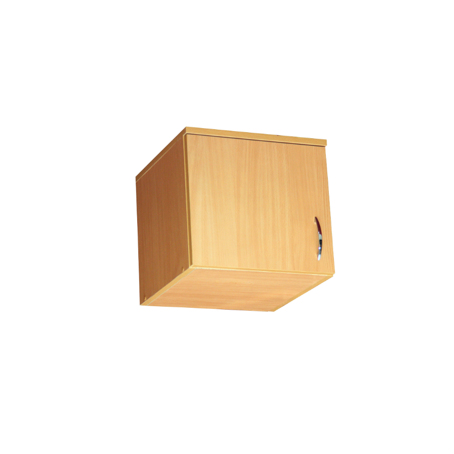 Закрита 1-дверна антресоль, на 1 відділення, матеріал корпусу - ЛДСП, для зберігання речей, АЛМАНТ, 402х403х372 мм.